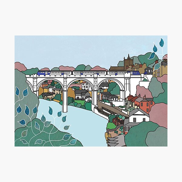 Knaresborough Viaduct (Colour Option Three) Photographic Print