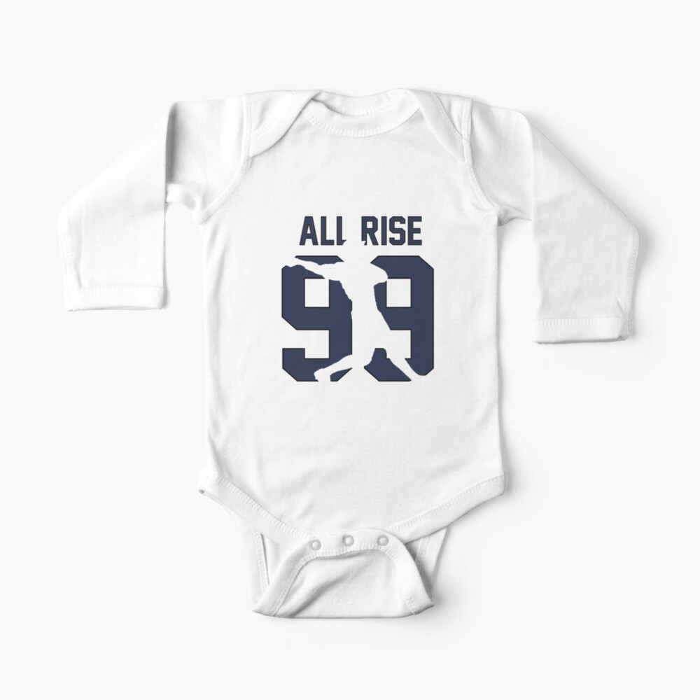 New York Yankees Aaron Judge Jersey Baby Shirt Bodysuit All Rise 