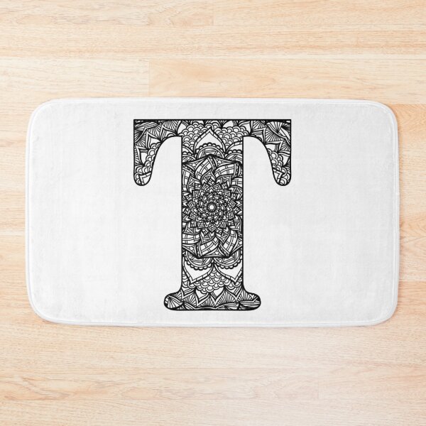Item preview, Mandala Letter T designed and sold by lizashev.