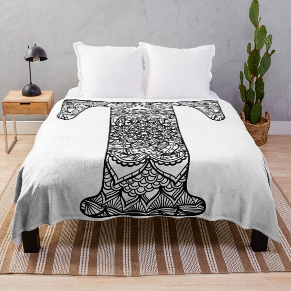 Item preview, Mandala Letter T designed and sold by lizashev.