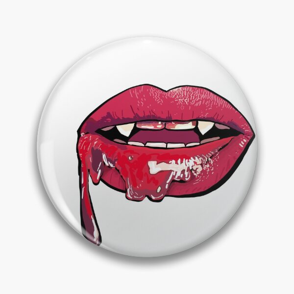 Item preview, Vampire lips designed and sold by Amy DiNovo.