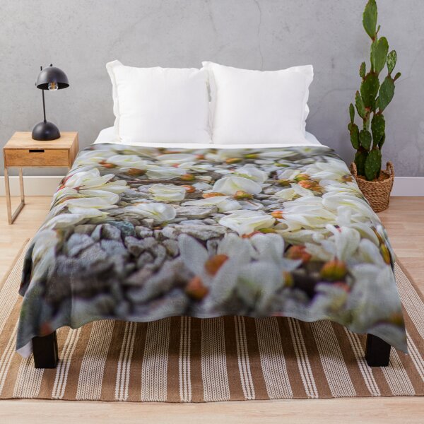 Item preview, White flowers wave | Floflo art designed and sold by Flofloart.