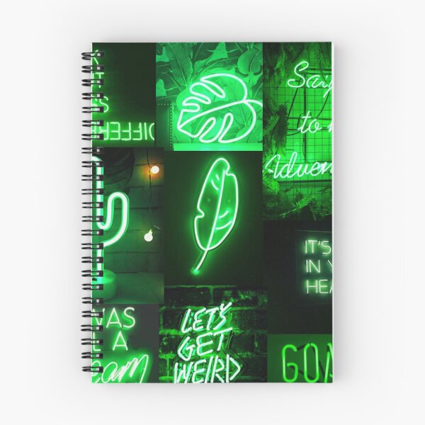 Artikelvorschau, Grüne Neonlichter Ästhetische Collage entworfen und verkauft von Snowflake6.