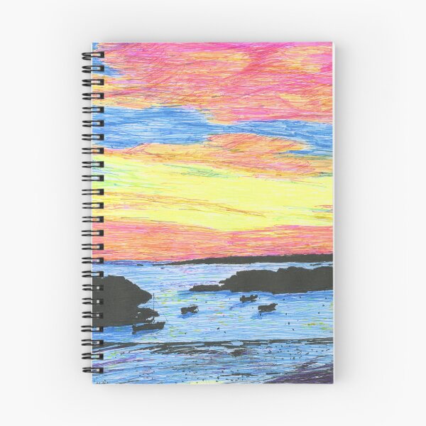 Item preview, Sunset over Porth Diana designed and sold by LymphomaLass.