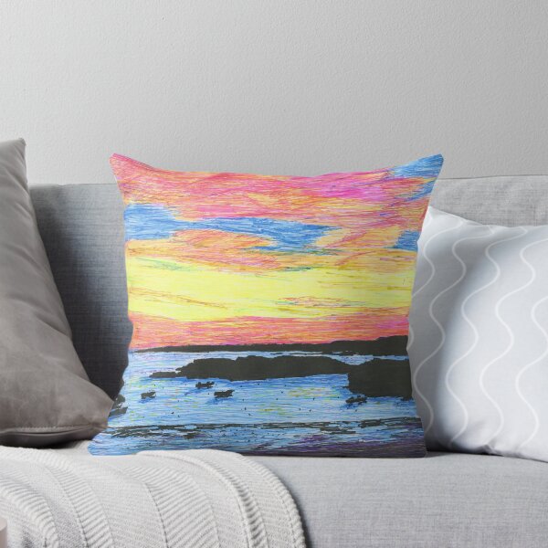 Item preview, Sunset over Porth Diana designed and sold by LymphomaLass.