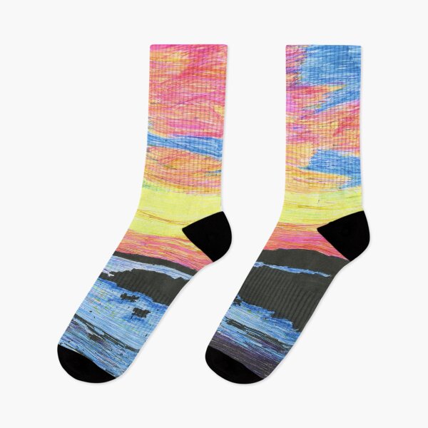 Item preview, Sunset over Porth Diana designed and sold by LymphomaLass.
