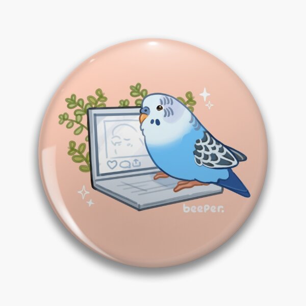 Budgie buddy Pin
