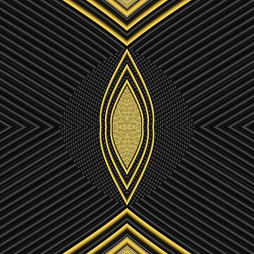 Artwork thumbnail, Golden Lines and Shape by VkCases