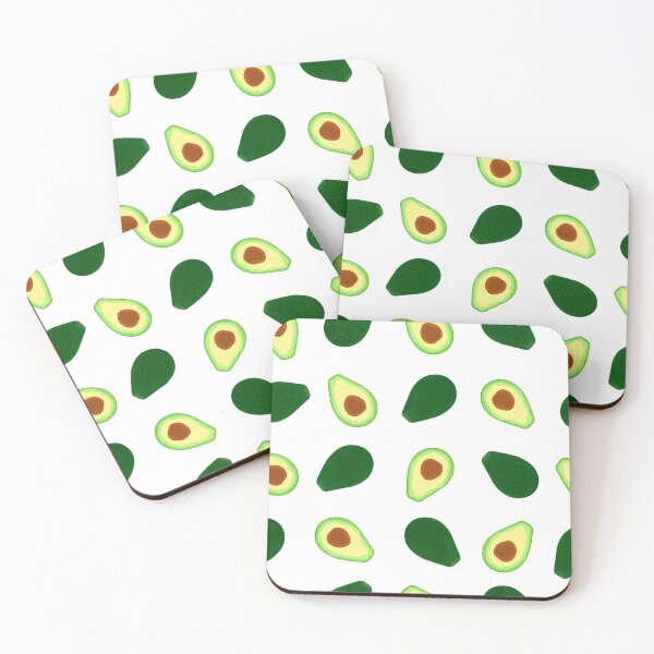 Item preview, Avocado pattern design on white background designed and sold by GulArt.