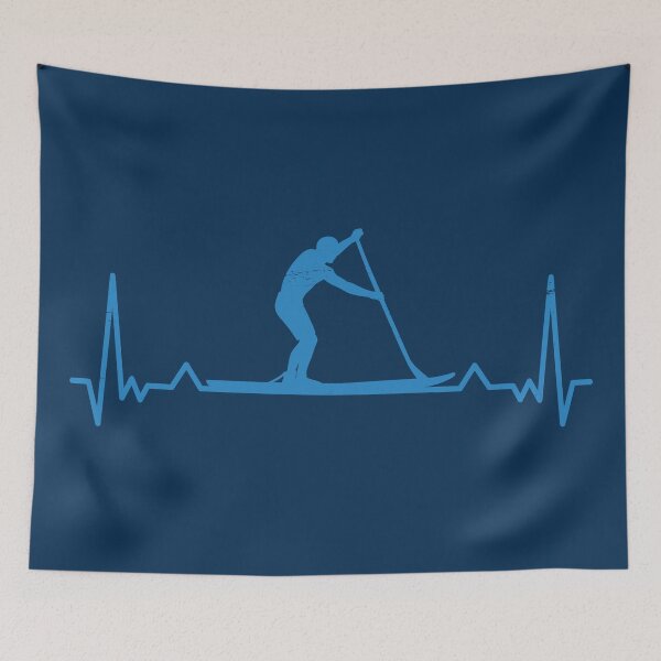 Item preview, Paddle Boarding Heartbeat - SUP designed and sold by CoolSilhouettes.