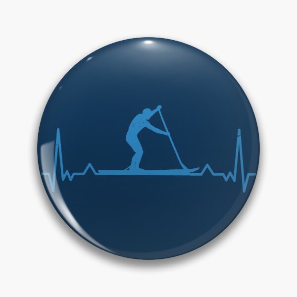 Item preview, Paddle Boarding Heartbeat - SUP designed and sold by CoolSilhouettes.