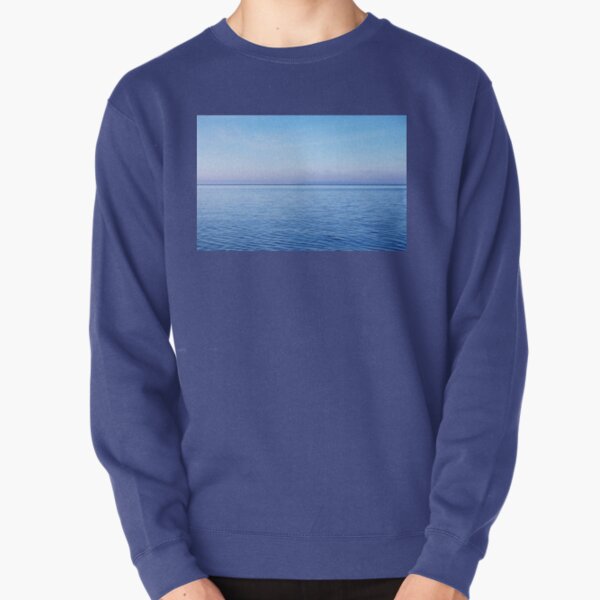 Georgian Bay Blues Abstract Pullover Sweatshirt
