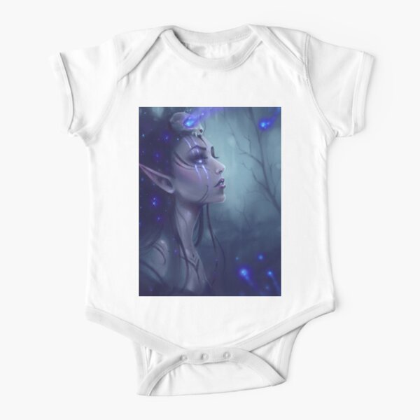 Dark Fae Short Sleeve Baby One-Piece