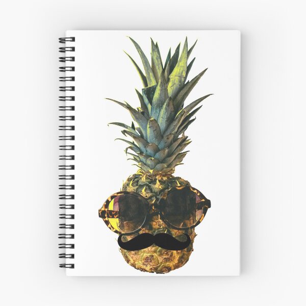Item preview, Copy of Real pineapple with cool sunglasses and a big mustache designed and sold by That Store With the Fun Stuff.