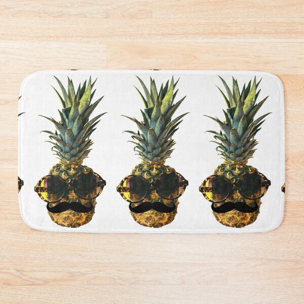 Item preview, Copy of Real pineapple with cool sunglasses and a big mustache designed and sold by That Store With the Fun Stuff.