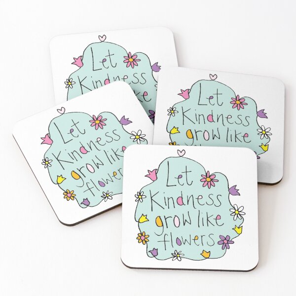 Item preview, Let Kindness Grow Like Flowers - Coloured designed and sold by Finecitydesigns.