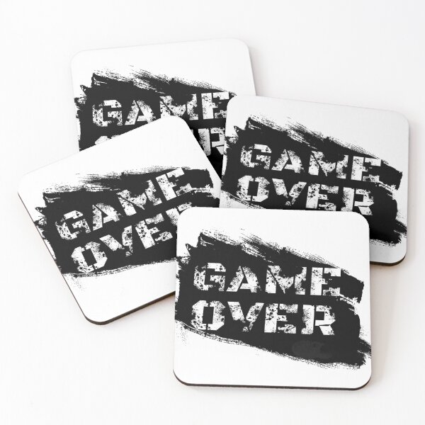 Item preview, game over design designed and sold by Artenas.