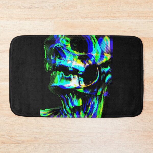 Item preview, Dark Technicolour Skull - Ghostly Graphic Skeleton- Halloween designed and sold by sgmydesigns.