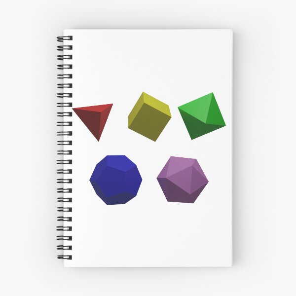 Item preview, 5 Platonic solids designed and sold by Stefan Scholl.
