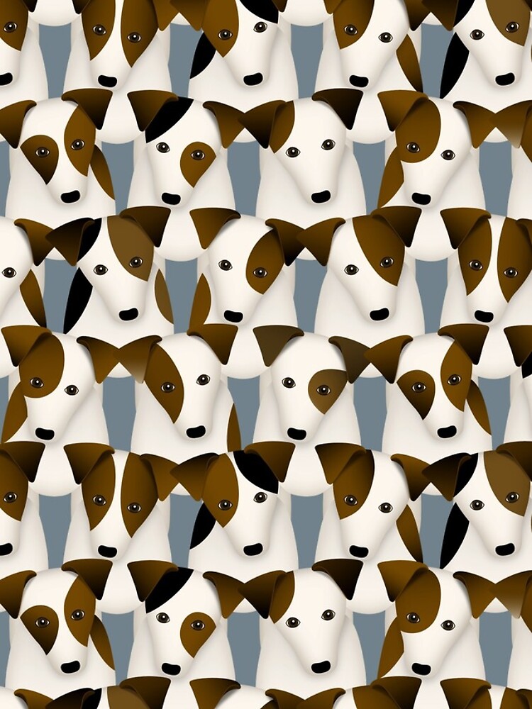 Thumbnail 4 of 4, iPhone Case, Lots of Jack Russells funny dogs pattern designed and sold by katzdzynes.