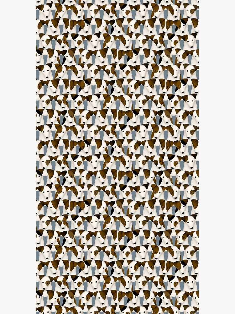 Thumbnail 3 of 3, Duffle Bag, Lots of Jack Russells funny dogs pattern designed and sold by katzdzynes.