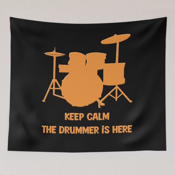 Item preview, Drums saying funny drummer designed and sold by Imutobi.