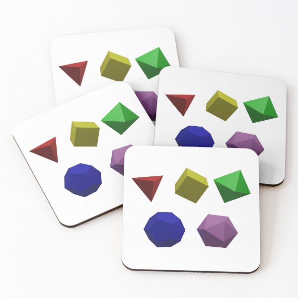 Item preview, 5 Platonic solids designed and sold by Stefan Scholl.