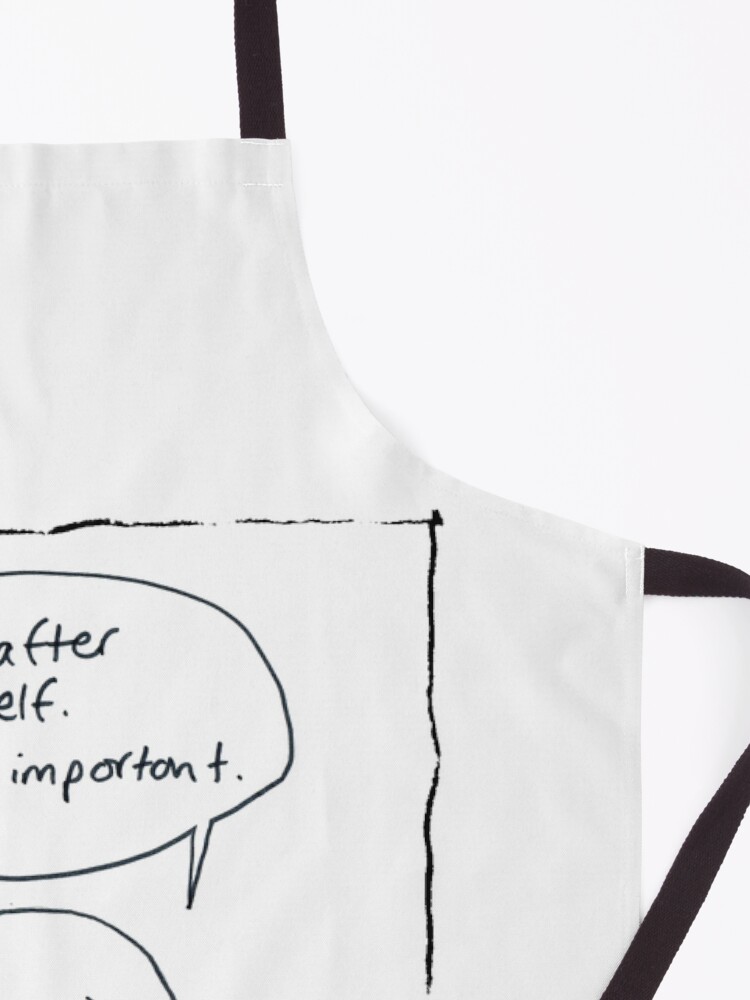 Alternate view of Look after yourself. You're important. Apron