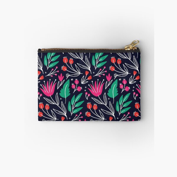 Item preview, Dark Background Floral Pattern designed and sold by gooddesignart.