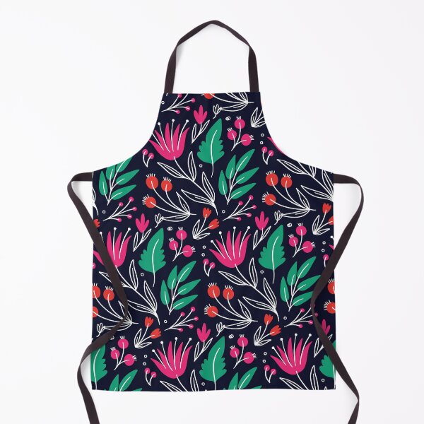 Item preview, Dark Background Floral Pattern designed and sold by gooddesignart.