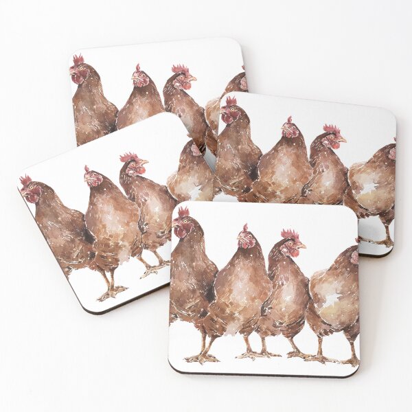 Item preview, The Last Stand - Hens designed and sold by EdsWatercolours.