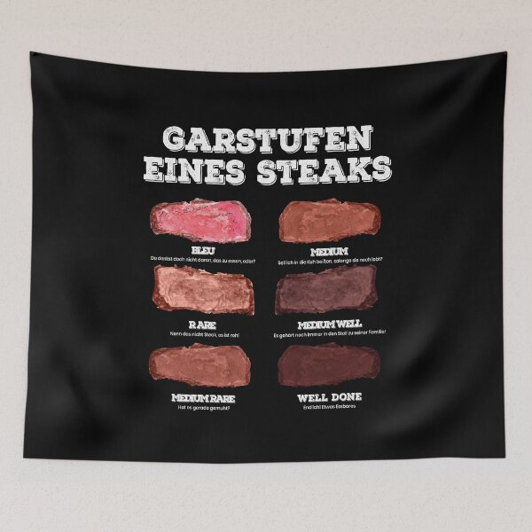 Item preview, Cooking Levels Of A Steak Meat Grill BBQ designed and sold by MooonTees.