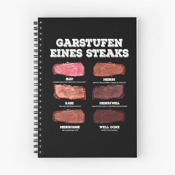 Item preview, Cooking Levels Of A Steak Meat Grill BBQ designed and sold by MooonTees.