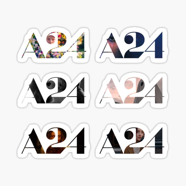 A24 Logo Pack Sticker