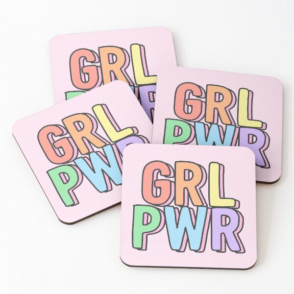 Item preview, GRL PWR girl power rainbow gay lgbt pride designed and sold by emcazalet.
