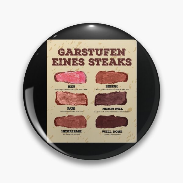 Item preview, Cooking Levels Of A Steak Meat Grill BBQ designed and sold by MooonTees.