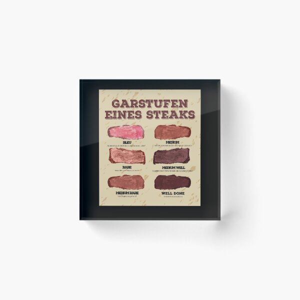 Item preview, Cooking Levels Of A Steak Meat Grill BBQ designed and sold by MooonTees.