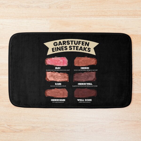 Item preview, Cooking Levels Of A Steak Meat Grill BBQ designed and sold by MooonTees.