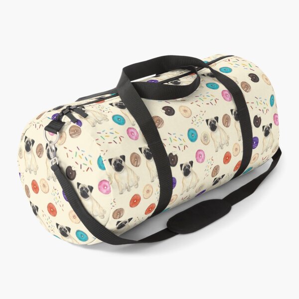Pug Dog Pattern Duffle Bag