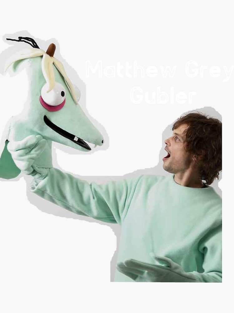 "Matthew Grey Gubler Merch" Sticker by thethirstypup Redbubble