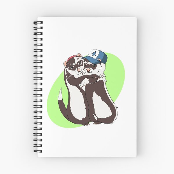 Item preview, Dipper and Mabel Ferrets Hugging designed and sold by Galactichem.