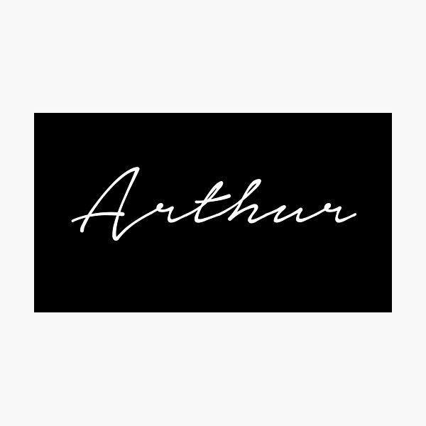 Item preview, Arthur Name Personalised Name Custom print  designed and sold by Common Truth.