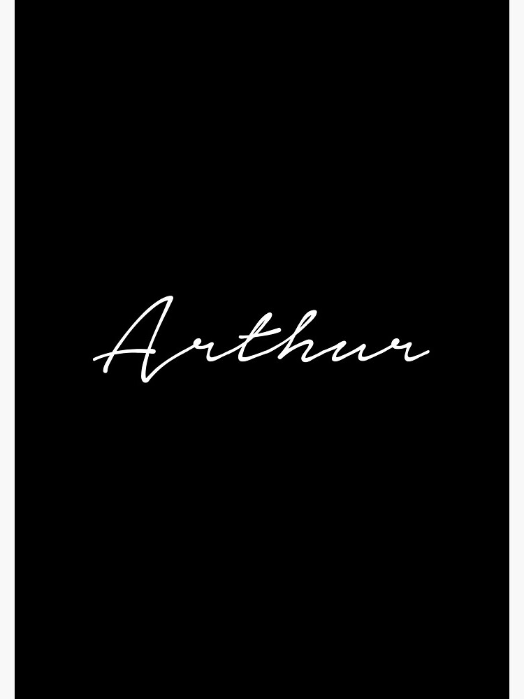 "Arthur Name Personalised Name Custom print " Spiral Notebook by