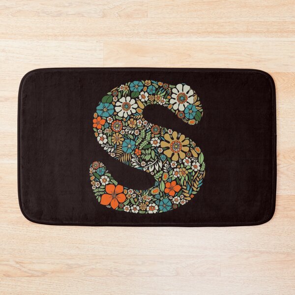Item preview, Hippie Floral Letter S designed and sold by zeljkica.