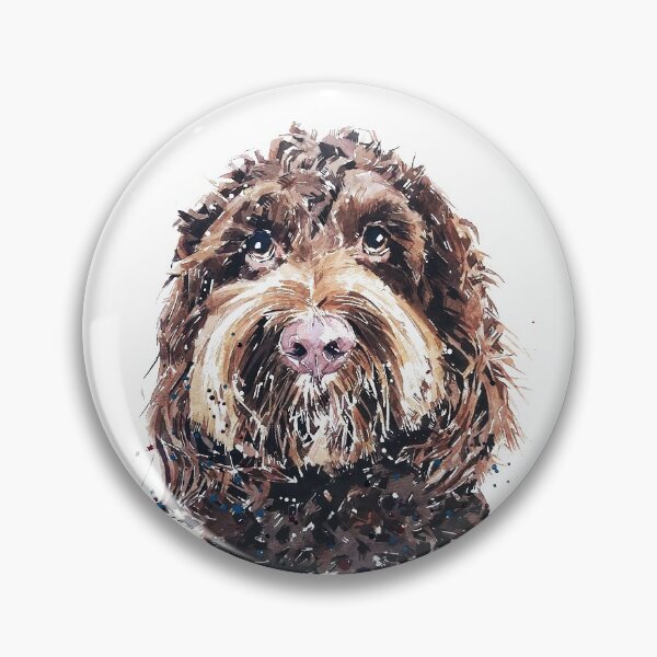 Artikelvorschau, Schokoladen-Cockapoo entworfen und verkauft von EdsWatercolours.