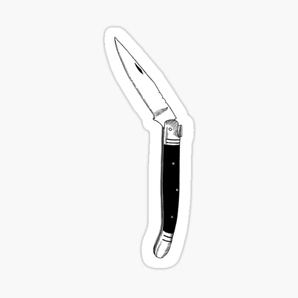 "Laguiole Knife" Sticker by randytristant Redbubble