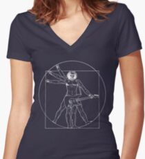 Vetruvian Rock Star Women's Fitted V-Neck T-Shirt