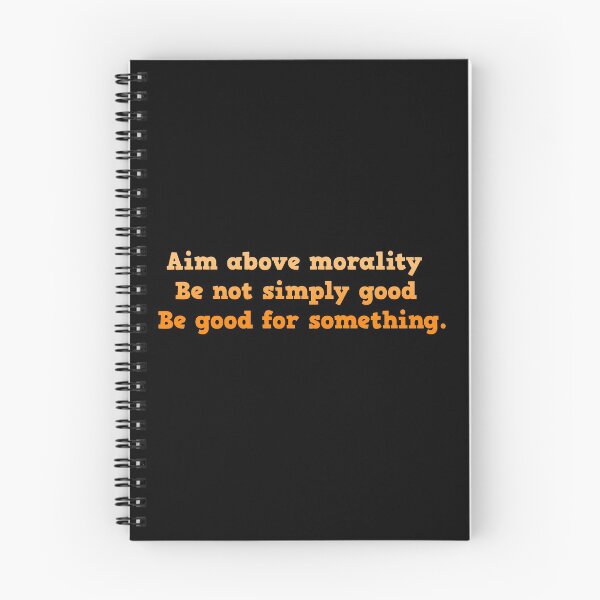 Item preview, Thoreau: aim above morality... designed and sold by tshirtsfordays.
