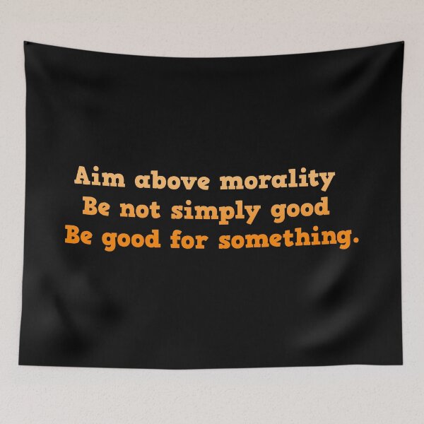 Item preview, Thoreau: aim above morality... designed and sold by tshirtsfordays.