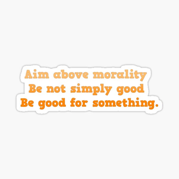 Item preview, Thoreau: aim above morality... designed and sold by tshirtsfordays.